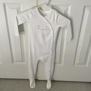 Pottery Barn Easter baby bunny footie pajamas 18-24 months